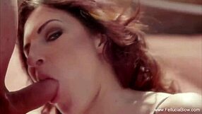 Oh, What A Sexy Blowjob At Home, Swallowing Every Drop With Blonde Brunette Passion!