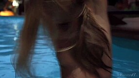 Beautiful Blonde Anjelica Nude In Tropical Night Seduction 😍