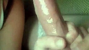 In this amateur scene, she performs a sloppy deepthroat blowjob, gagging on the cock intensely.