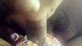 Extreme food donut dick