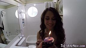 Teen Facial From Big Cock