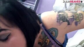 Laura's big tits perfect blowjob?