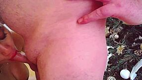 feeling the big tits blowjob and intense doggy sex