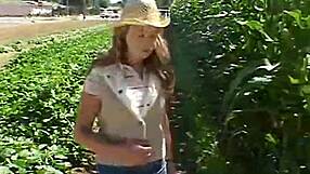 little april, hot teen slut, fingers outdoors teasingly