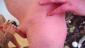 feeling the big tits blowjob and intense doggy sex