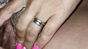 Stepmother masturbates on balcony