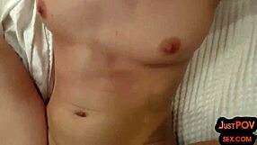 Pov tattooed babe sucks and rides dick 😈