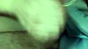 Amateur wife provides handjob and blowjob ending in cum