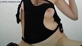 Blonde MILF in Lingerie Waits for Black Cock