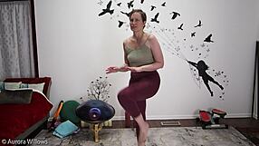 milf teaches jerk off instructions with shaved pussy and ass