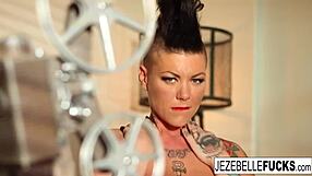jezebelle bond performs solo masturbation in her video