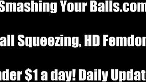 You are going to punch your balls until i tell you to stop