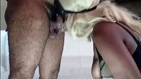 cute latina pornstar moans loudly while sucking cock outdoors. she bends over in horny 69 position.