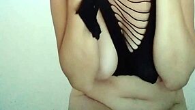 Blonde MILF in Lingerie Waits for Black Cock