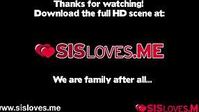 स्टेपब्रो एड्रास बाल रहित चूत को उंगलियों से उत्तेजित करता है फिर वह उसके विशाल लंड को चूसती है