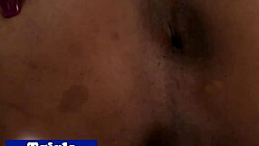 Tattooed Black Tgirl Masturbates To Cumshot!