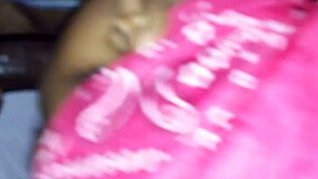 mystery woman gives sloppy blowjob to fat cock