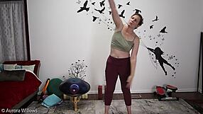 milf teaches jerk off instructions with shaved pussy and ass