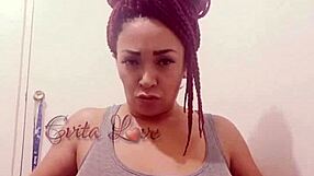 watching evita love, bound milf with natural tits