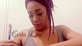 watching evita love, bound milf with natural tits