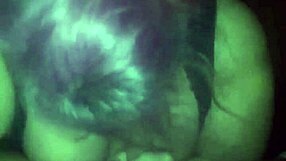 Mature BBW sucking fat cock in blowjob.