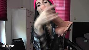 german lou nesbit and lia louise dominate you to swallow your own cum