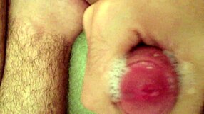 gay guy jerks off his greasy dick in this hot scene