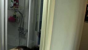 i'm a sexy teen lathering up in the shower, masturbating alone