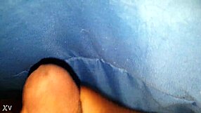 Brown dick stroked hard until climax