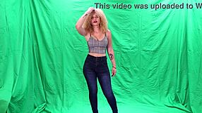 Bambi Dianna poses in a non-nude photoshoot with amateurs.