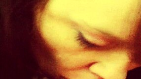 enthusiastic person choking on a tasty treat