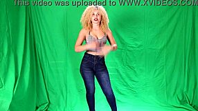 Bambi Dianna poses in a non-nude photoshoot with amateurs.