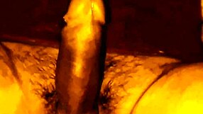 Wife Gives Intense Handjob To Husband's Cock Until It Moves