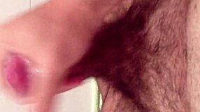 gay guy jerks off his greasy dick in this hot scene