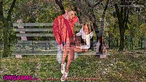 Petite student Jossy flaunts her tiny waist and big butt