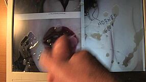 Goddess, blow my cock and tribute your cum to the horned god