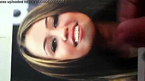 i'm cummin all over miley cyrus's tits and face, she's a hot celebrity