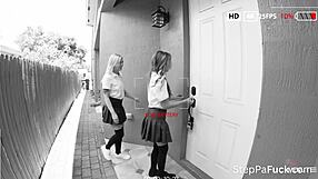 macy meadows and krissy knight threesome with sergeant miles!!