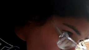 allyson serrano and billy preston demonstrate swallowing skills