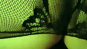 girl uses strapon on boyfriend with toys