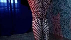 How does this sexy 18+ teen handle monster cock in plaid stockings? She fucks every pose and swallows!