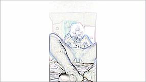 Lucia red stars in a couple scene with shemale elements