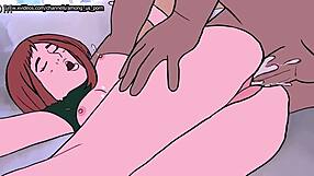 hey, wanna see uraraka's cosplay dripping with cum from a huge cock?