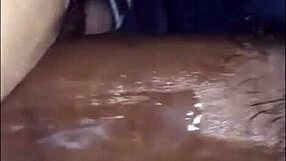 Black cock makes white pussy cream and squirt homemade