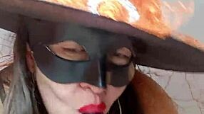 neighbor's witch seduces with huge cameltoe videos on halloween