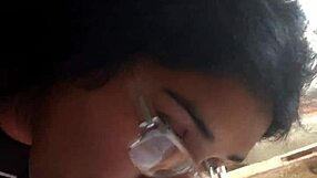 allyson serrano and billy preston demonstrate swallowing skills