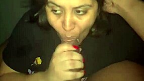 i'm veronica watching netflix while sucking this big black cock and getting a facial