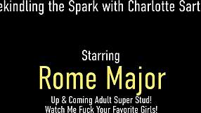 hung rome major pounds charlotte sartre's pussy