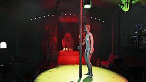 Fallout 4 Fashion Showcases Pantyhose and Body Designs in Public Outdoor Settings