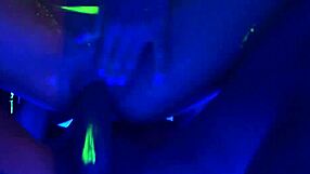 audrey bitoni in blacklight rough scene